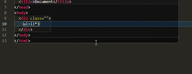 リストタグ展開の様子